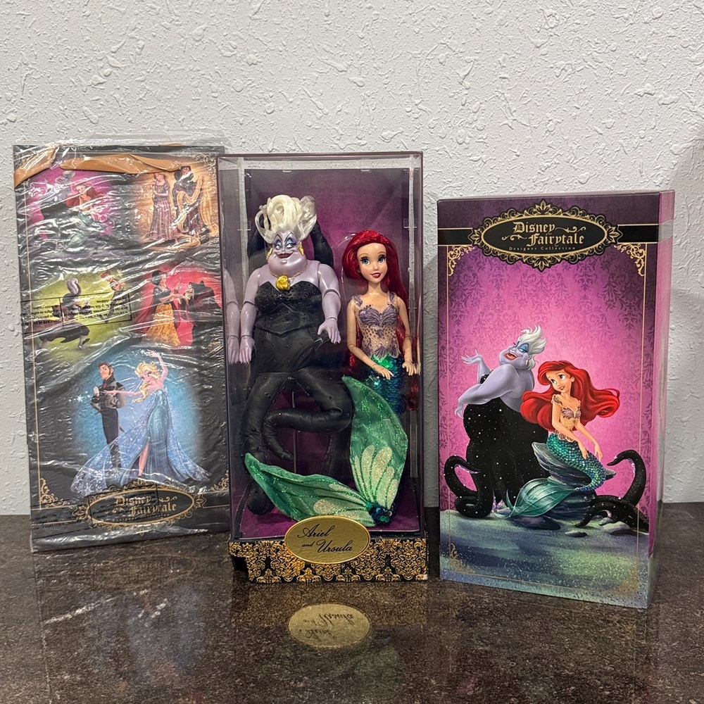 Disney‎ Fairytale Designer Limited Edition Dolls Ariel and Ursula